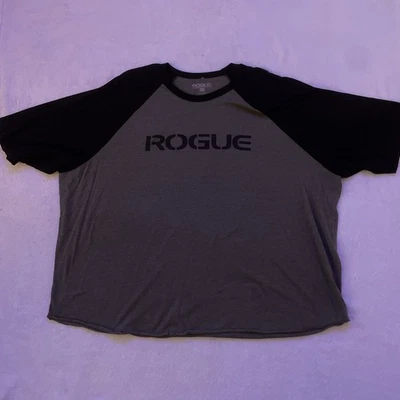 Camiseta raglán para hombre Rogue Fitness, talla 4XL verde jaspeado y negra Foto 1 de 4