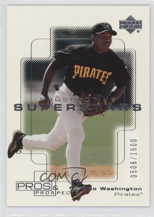 2000 Pros & Prospects Prospective Superstars /1600 Rico Washington Rookie RC - Image 1 of 2