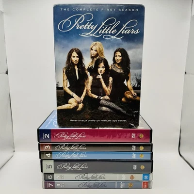 Pretty Little Liars Complete Season 1-7 DVD TV Series Region 1 Mystery Drama Lot - Image 1 of 4