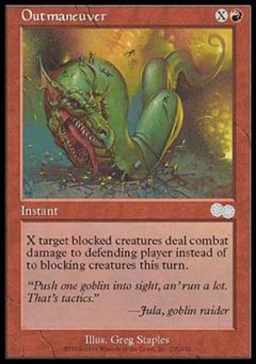 Outmaneuver - Medium Play MTG Urza's Saga - Image 1 of 1
