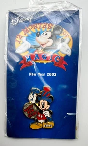 Disney Store DS 12 Months of Magic Happy New Year 2002 Mickey Pin #8869 - Picture 1 of 5