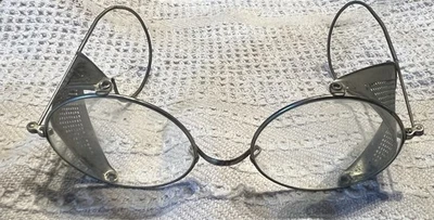 Gafas de seguridad Willson antiguas gafas plegables Steampunk motocicleta 1930 Foto 1 de 4