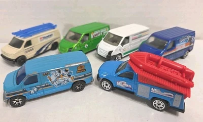 Lot of Six Matchbox Commercial Trucks - Image 1 of 4