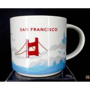Starbucks San Francisco You Are Here Coffee Mug Red Interior 2017 - Picture 1 of 6