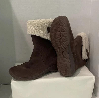 Женские коричневые сапоги Merrell QForm2 Encore размер 9,5 с подкладкой на низком каблуке на танкетке J94904 - Изображение 1 из 4