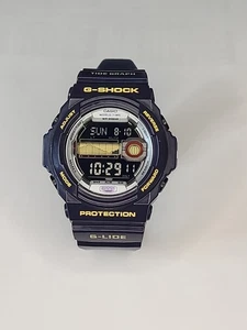 Casio G-Shock GLX-150B G-LIDE Tide Moon World Time WR PURPLE EUC - Picture 1 of 24
