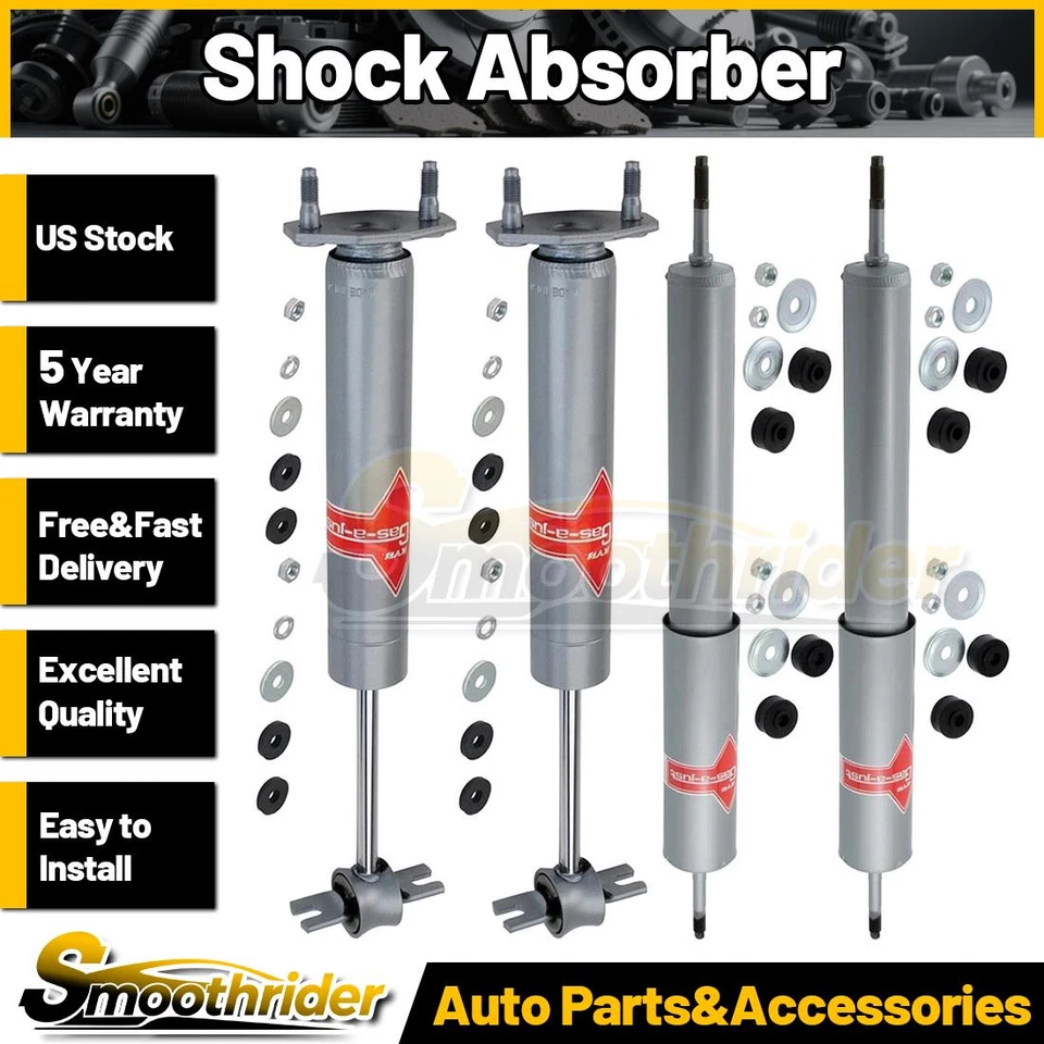 Amortiguador delantero trasero KYB 4 piezas para Bricklin SV-1 1975 1976 5,8 L Foto 1 de 4