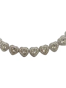 Swarovski Halskette Silber Damen ARIANA GRANDE Mixed Cut Kristall Perle Herz Sha - Bild 1 von 4