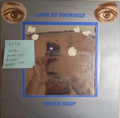 Uriah Heep Look at Yourself Vinyl Record EX/VG ILPS 9169 1971 1st Press  - Image 1 of 2