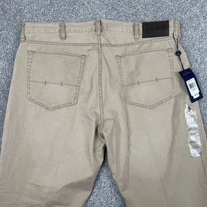 Polo Ralph Lauren Pants Mens 38x30 (Fit 38x32) Flat Front 650 Straight Khaki NWI - Picture 1 of 14