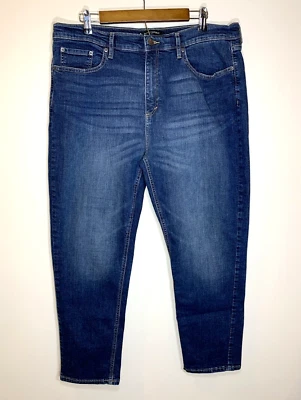 Pantalones de mezclilla Banana Republic para mujer talla 16 33x27 azul novia tobillo corto cónico Foto 1 de 4