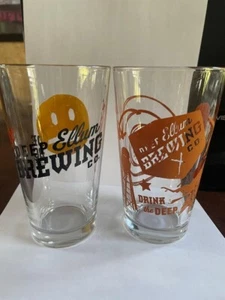 4 collectable beer glases, 2 Deep Ellum, 1 Upslope brewing, and 1 Coors Light p - Picture 1 of 7