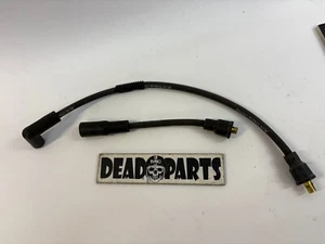 Harley Blue Streak copper black carbureted spark plug cables wires - Picture 1 of 2