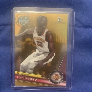 2023-24 Bowman University True Gold Refractor /50 Omaha Biliew Iowa State - Picture 1 of 2