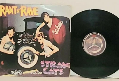 STRAY CATS Rant N Rave LP Vinyl Plays Well 1983 EMI SO17102 Brian Setzer - Image 1 of 4