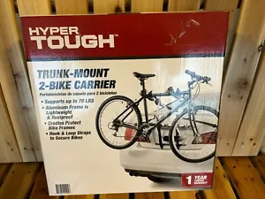 Trunk-Mounted Aluminum 2-Bike Carrier Bicycle Rack, Bike Rack - Hyper Tough - Bild 1 von 2
