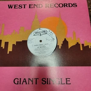 AL McCALL- HARD TIMES 12" MAXI-SINGLE LP RARE OOP LIKE NEW - Picture 1 of 3