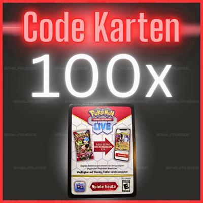 Pokemon ✨TCG Live Online Code Karten✨ 100 Stück 📸Digitaler Versand als Foto - Bild 1 von 3