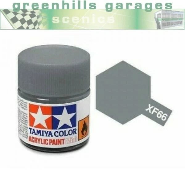 Botella de pintura acrílica Greenhills Tamiya de 10 ml - gris claro XF-66 - C546 Foto 1 de 1