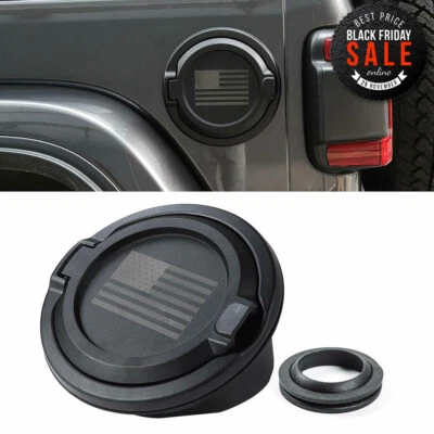 Gas Tank Cap Cover Fuel Filler Door for Jeep Wrangler JL & Unlimited 2018-2022 - Image 1 of 4