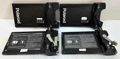 LOT OF 4 POLAROID 545I  4X5 LAND FILM HOLDER BACKS T0968 - Image 1 of 4