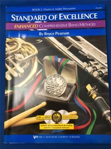 Libro percussioni Drums & Mallet 2 spartiti Ist. di Bruce Pearson con CD - Foto 1 di 1