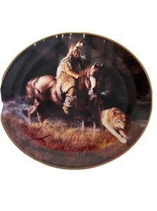 "Placa de coleccionista ""Spirit of the Timber Mist"" Hermon Adams edición limitada" - Imagen 1 de 4