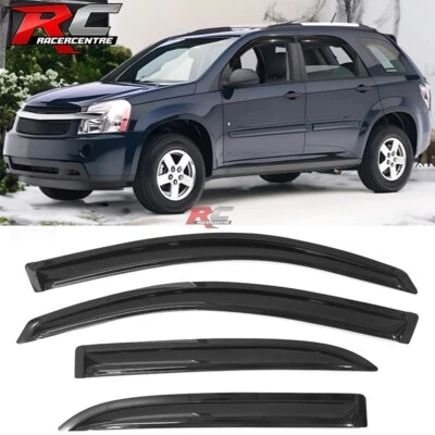 For 05-09 Chevy Equinox & Pontiac Torrent Window Visors Acrylic Sun Rain Guard Foto 1 de 4