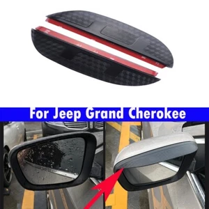 Espejo retrovisor de 2 coches para cejas de lluvia tira decorativa para Grand Cherokee 2014-2021 - Imagen 1 de 8