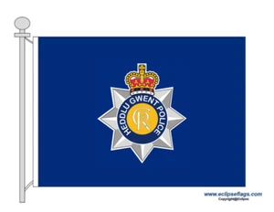 Heddlu Gwent Polizeiflagge - hochwertiges Flaggenmaterial verschiedene Flaggengrößen Flaggen - Bild 1 von 8