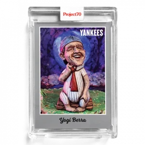 2021 TOPPS PROJECT 70 CARD #43 YOGGI BERRA - BY RON ENGLISH - Picture 1 of 2