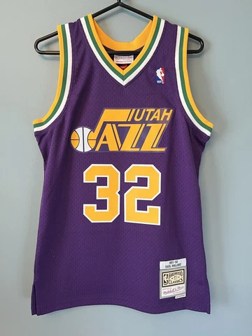MITCHELL & NESS NBA Swingman Jersey Utah Jazz 1991-92 Karl Malone New With Tags Cover