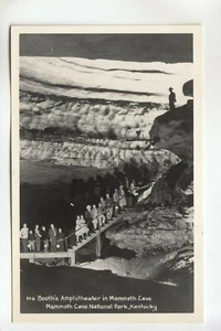Real Photo Postcard Booth's Amphitheater Mammoth Cave KY - Picture 1 of 1