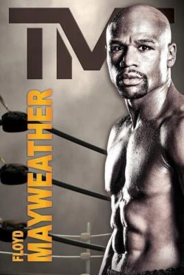 Boxer Floyd Mayweather Jr TM Poster Large 24X36 Wall Art Boxing Legend Print New - Image 1 of 2