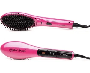 Spazzola Koko cheratina stylit professionale piastra capelli rosa ionico nuova con scatola - Foto 1 di 9