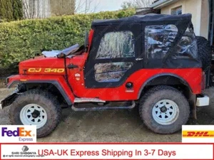 TOP SUAVE PARA JEEP MAHINDRA CJ340 CL340 CON CUBIERTAS DE PUERTA - Imagen 1 de 9