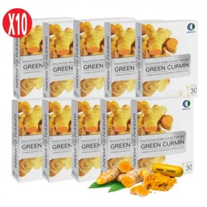 10X Green Curmin Innovative Herbs better Life Extracto de cúrcuma [6X30 cápsulas] - Imagen 1 de 11