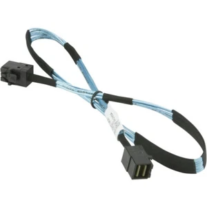 2x Supermicro CBL-SAST-0836 MiniSAS HD SFF-8643 to SFF-8643 48cm (19") cable - Picture 1 of 5