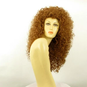 Parrucca donna ricci lunga biondo rame :LIONESS 27 - Picture 1 of 8