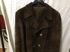 cappotto vintage uomo in crosta di vitello - Foto 1 di 11