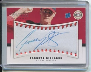 Balón de juego Signature Series 2012 clasificación/299 Garrett Richards #118 novato automático radiocontrol - Imagen 1 de 2