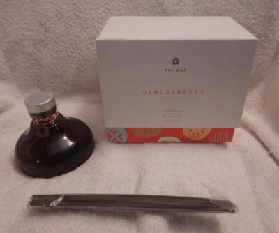 Thymes Gingerbread Reed Oil Diffuser 4.1 Oz Retired Fragrance Scent Holiday NIB - Image 1 of 4