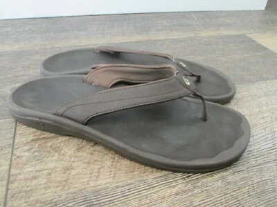 Женские пляжные сандалии шлепанцы OLUKAI Ohana коричневые размер. 9 - Изображение 1 из 4