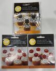 New Wilton Halloween Cupcake Toppers:  24 Jack-o-Lanterns And 12 Spiders