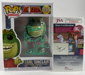 Stuart Pankin signierte Dinosaurier Earl Sinclair Funko POP! Autogramm JSA COA - Bild 1 von 5