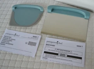 Pampered Chef  BOWL SCRAPER & BENCH KNIFE SET - How Did I Ever Bake Without It? - Picture 1 of 4