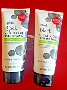 2 PACK EPIELLE BLACK CHARCOAL PEEL OFF MASK DEEP PORE CLEANSING - Picture 1 of 4