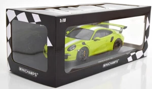 PORSCHE 911 991 GT3 RS 2015 Verde Claro MINICHAMPS 155066224 1/18 222 PIEZAS - Imagen 1 de 3