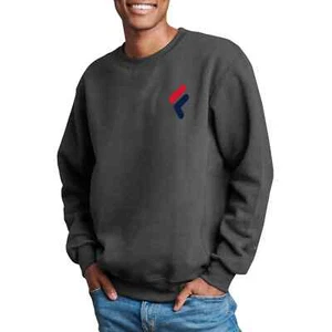 FILA CHARCOAL HEATHER GREY FLEECE CREWNECK SWEATSHIRT SZ: 6XL 6X NWT - Picture 1 of 3