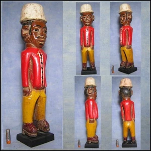 COLON BAOULE rci AFRICANTIC art tribal africain african statue africaine baule - Picture 1 of 6